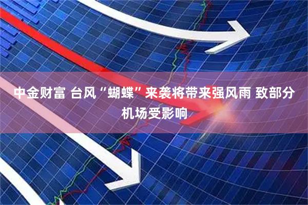 中金财富 台风“蝴蝶”来袭将带来强风雨 致部分机场受影响