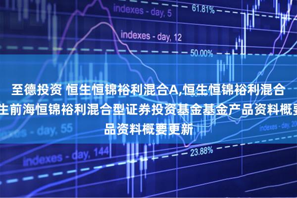至德投资 恒生恒锦裕利混合A,恒生恒锦裕利混合C: 恒生前海恒锦裕利混合型证券投资基金基金产品资料概要更新