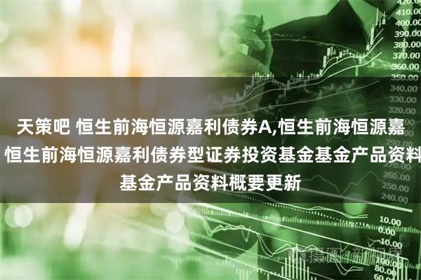 天策吧 恒生前海恒源嘉利债券A,恒生前海恒源嘉利债券C: 恒生前海恒源嘉利债券型证券投资基金基金产品资料概要更新