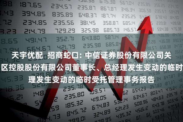 天宇优配  招商蛇口: 中信证券股份有限公司关于招商局蛇口工业区控股股份有限公司董事长、总经理发生变动的临时受托管理事务报告