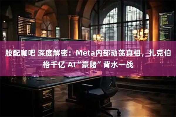 股配咖吧 深度解密：Meta内部动荡真相，扎克伯格千亿 AI“豪赌”背水一战